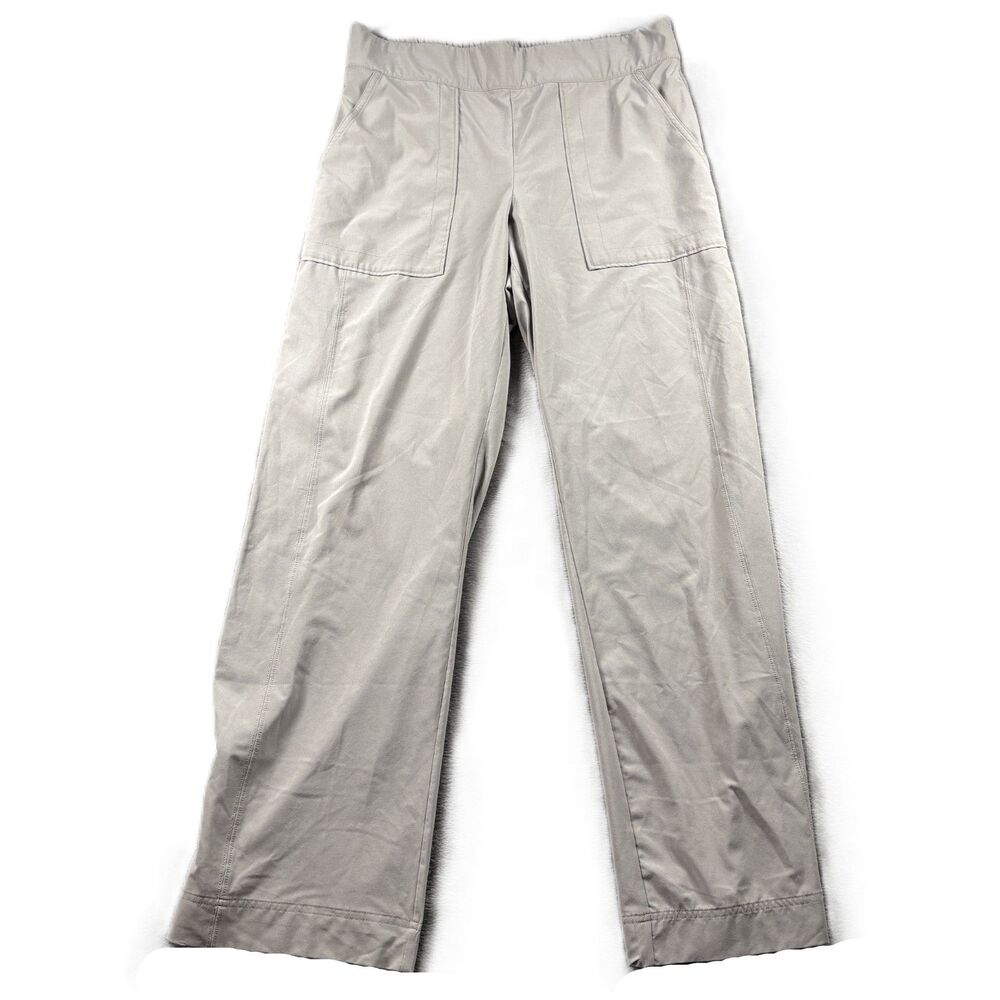Athleta Pants Casual Athleisure Pull On Elastic Waist Trousers Gray Size 10 I122